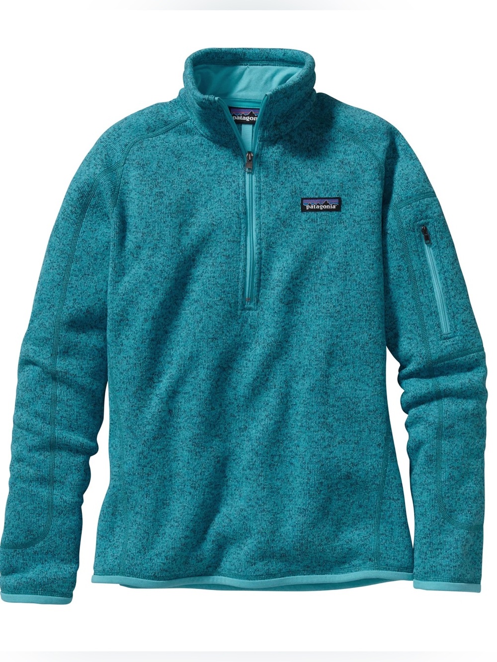Patagonia Better Sweater blue Teal Heather Quarter-Zip Pullover
